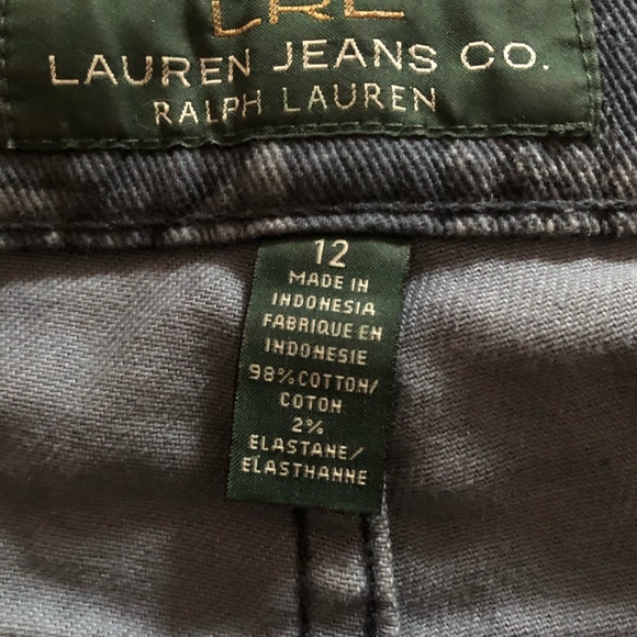 Lauren Ralph Lauren printed low rise strt leg jean - Picture 3 of 5